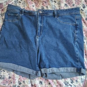 Fashion Nova denim shorts, sz 18